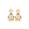 Capraia sleeper earrings - white