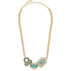 Circus Adjustable Short Chain Necklace - Blue