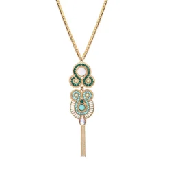 Circus pendant necklace - blue