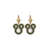 Circus sleeper earrings - blue