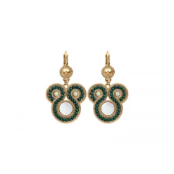 Circus sleeper earrings - blue