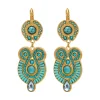 Circus sleeper earrings - turquoise