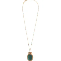 Claudia pendant necklace - green