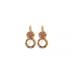 Claudia sleeper earrings - white