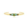 Dakota adjustable bangle bracelet - green