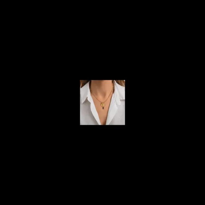 Dakota Adjustable Delicate Pendant Necklace - Multicolored