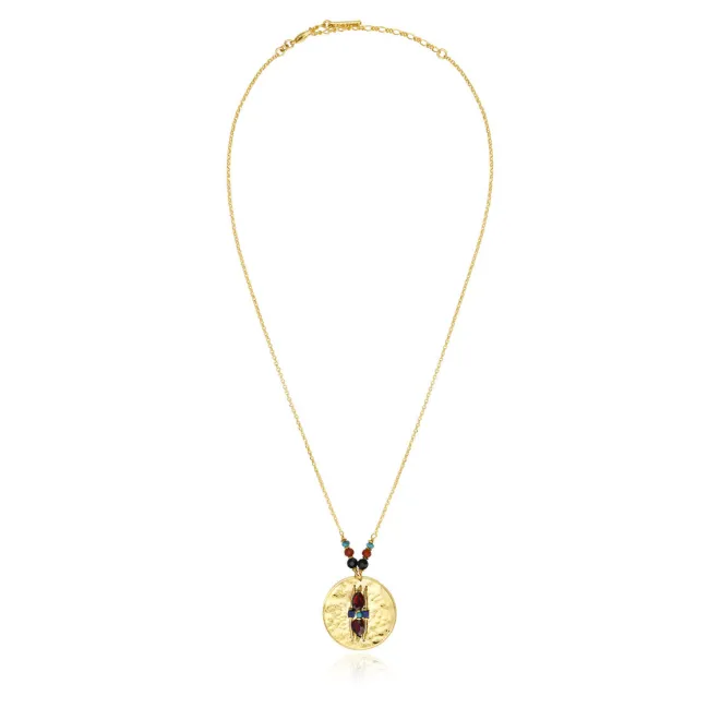 Dakota Adjustable Pendant Necklace - Multicolored