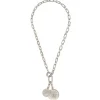 Farah Adjustable Pendant Necklace - Silver
