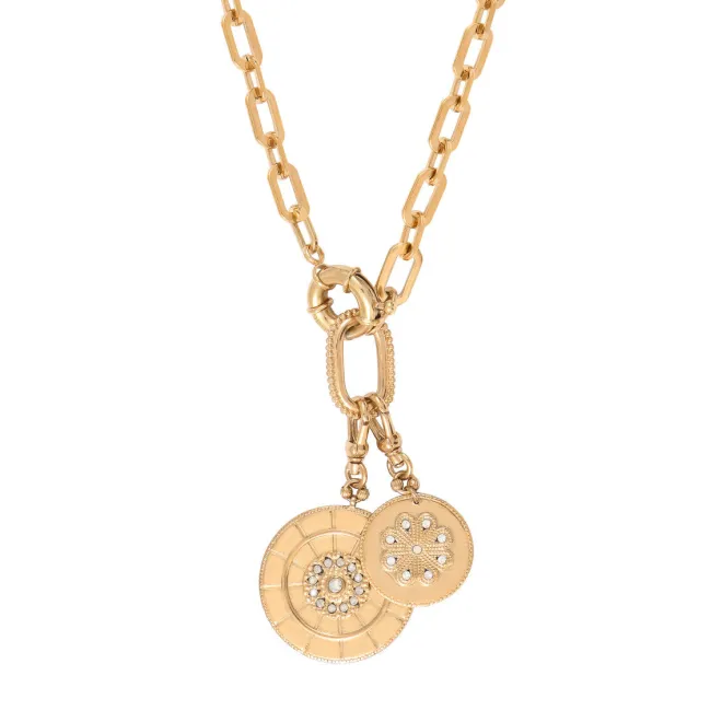 Farah chain necklace - gold