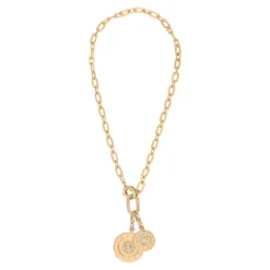 Farah chain necklace - gold