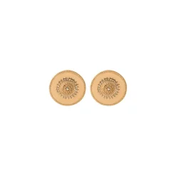 Farah clip-on earrings - gold