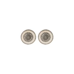 Farah clip-on earrings - silver