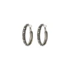 Farah hoop earrings - silver
