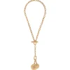 Farah pendant chain necklace - gold