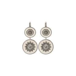 Farah sleeper earrings - silver