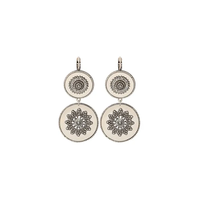 Farah sleeper earrings - silver