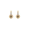 Fujita thin sleeper earrings - white