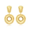 Gilda clip-on earrings – gold