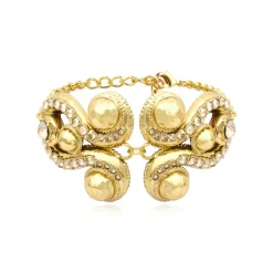 Gloria adjustable thin chain bracelet - gold