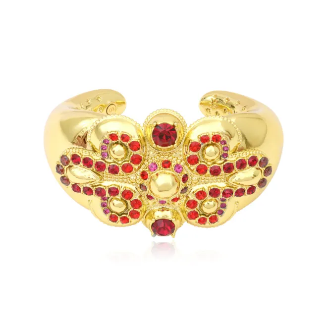 Gloria cuff bracelet - red