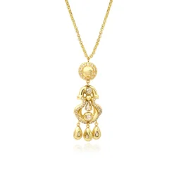 Gloria pendant necklace - gold