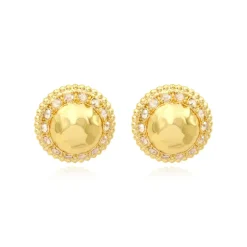 Gloria thin clip-on earrings - gold