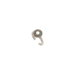 Hawaii adjustable thin ring - white mother-of-pearl