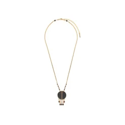 Hawaiian Delicate Pendant Necklace - Black