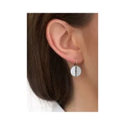Hawaiian sleeper earrings - white mother-of-pearl