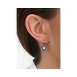 Hawaiian thin sleeper earrings - white mother-of-pearl