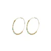 Iancura hoop earrings - blue