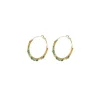 Iancura hoop earrings - green