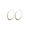 Iancura hoop earrings - mauve