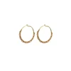 Iancura hoop earrings - pearl