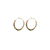 Iancura wide hoop earrings - multicoloured