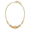 Inti adjustable short necklace - gold