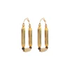 Inti graphic hoop earrings - gold