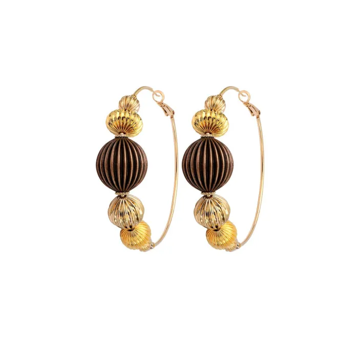 Inti hoop earrings - gold