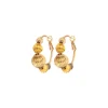 Inti hoop earrings - gold