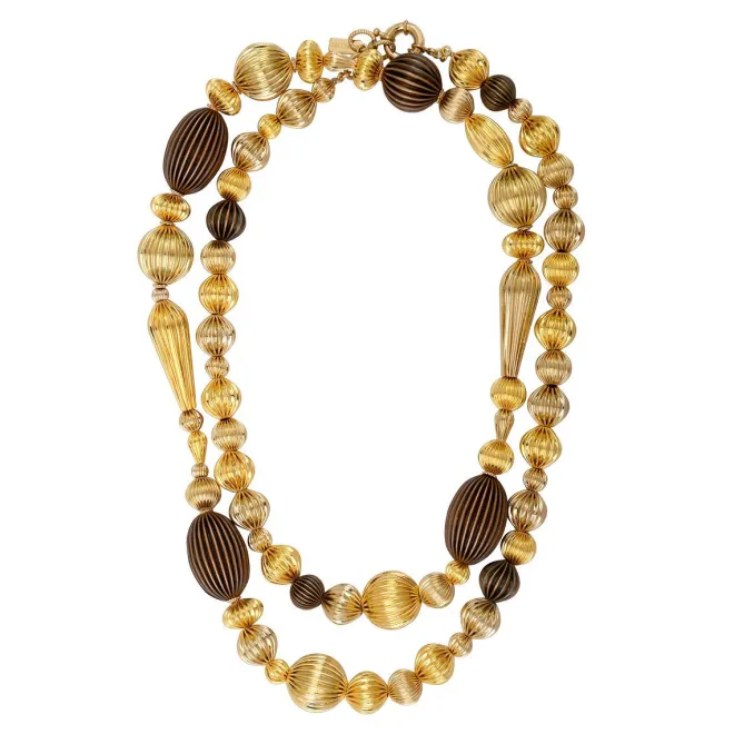 Inti long necklace - gold