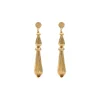 Inti pierced stud earrings - gold