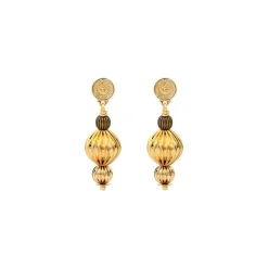 Inti pierced stud earrings - gold