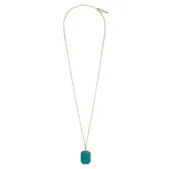 Louise Adjustable Long Necklace - Green