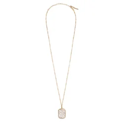 Louise Adjustable Long Necklace - White