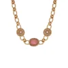 Louise chain necklace - pink