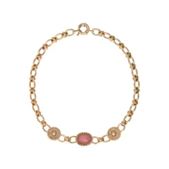 Louise chain necklace - pink