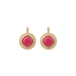 Louise delicate sleeper earrings - roses