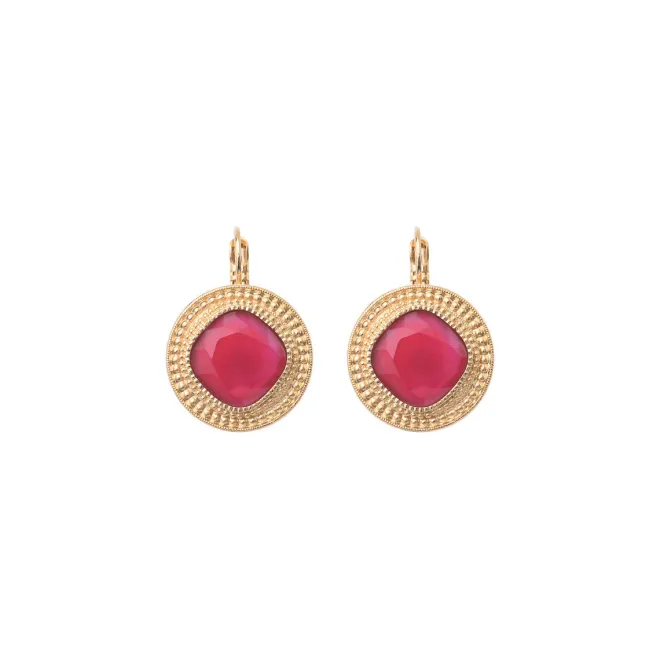 Louise delicate sleeper earrings - roses