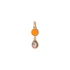 Louise pendant necklace - orange