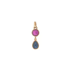 Louise pendant necklace - blue
